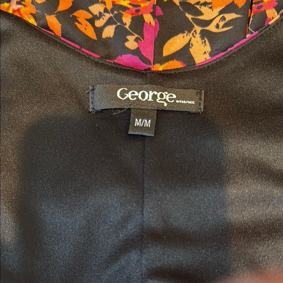 George Purple Black Sleeveless Midi Sundress - Picture 2 of 14